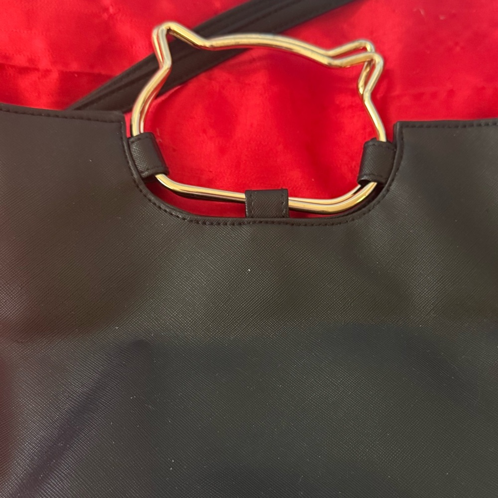 😻Cat shape Handle Chateau Shoulder Bag - EUC/like new-PURRfect for cat-lady MEOW